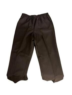 Alfred Dunner Classics Womens Brown Pull On Pants Size 8 Medium New